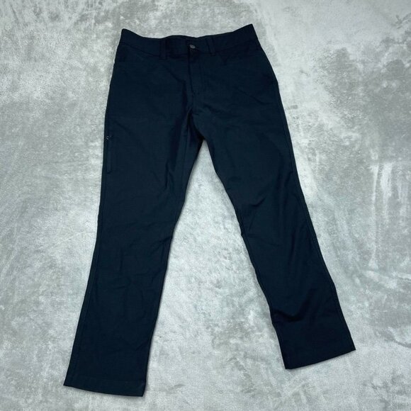 Kirkland Signature Mens Black Pants 32x29 Nylon Blend a0814 - Picture 1 of 6